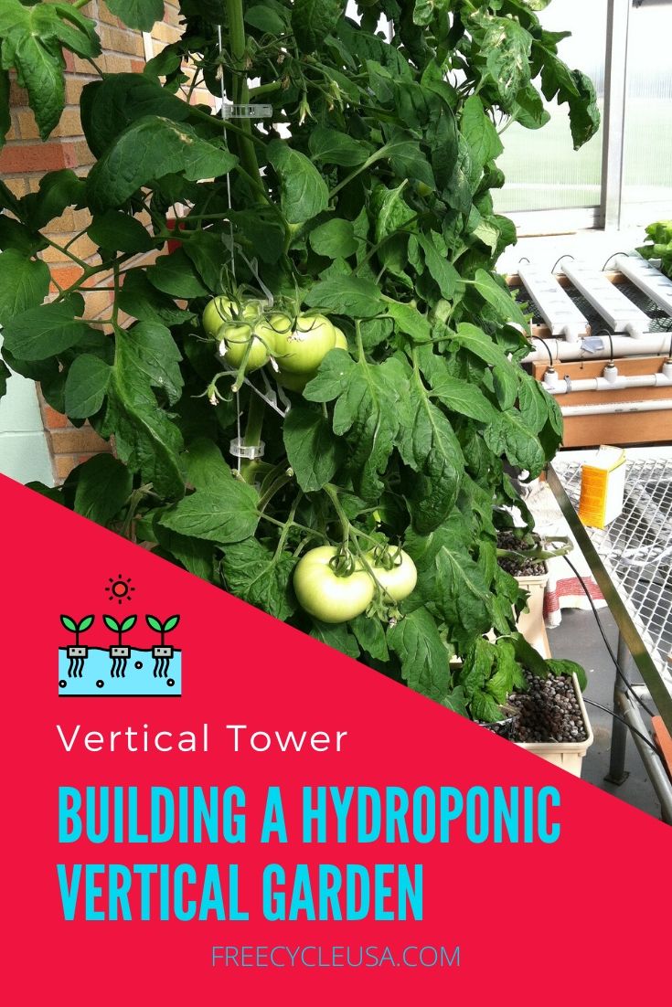 vertical hydroponics tower