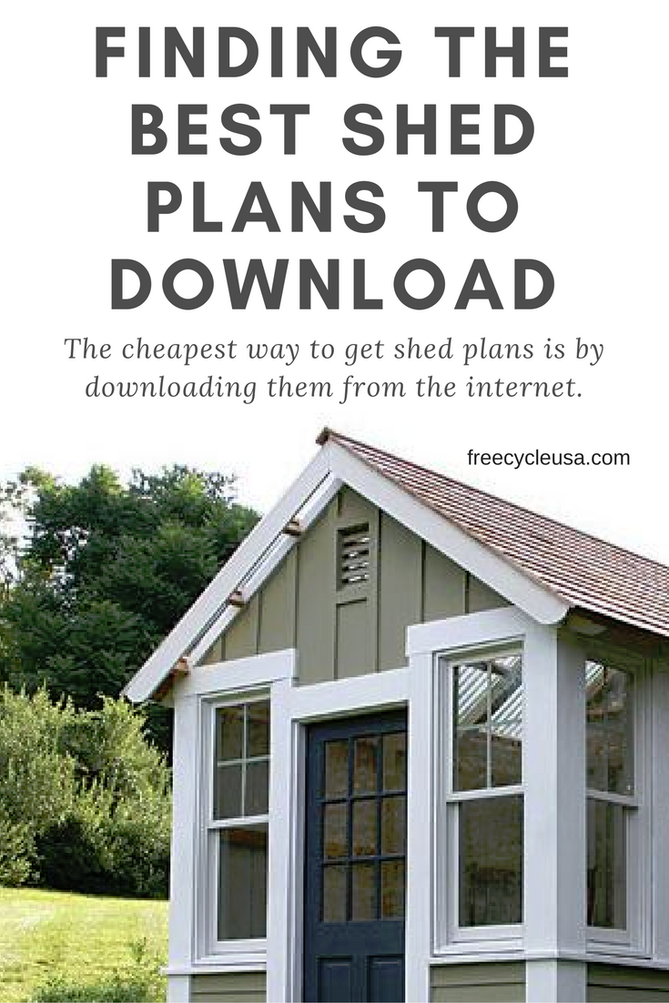 Finding The Best Shed Plans to Download