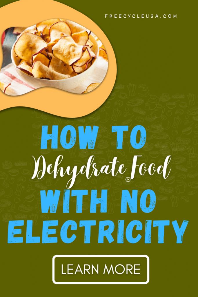 How to Dehydrate Food with no Electricity Freecycle USA